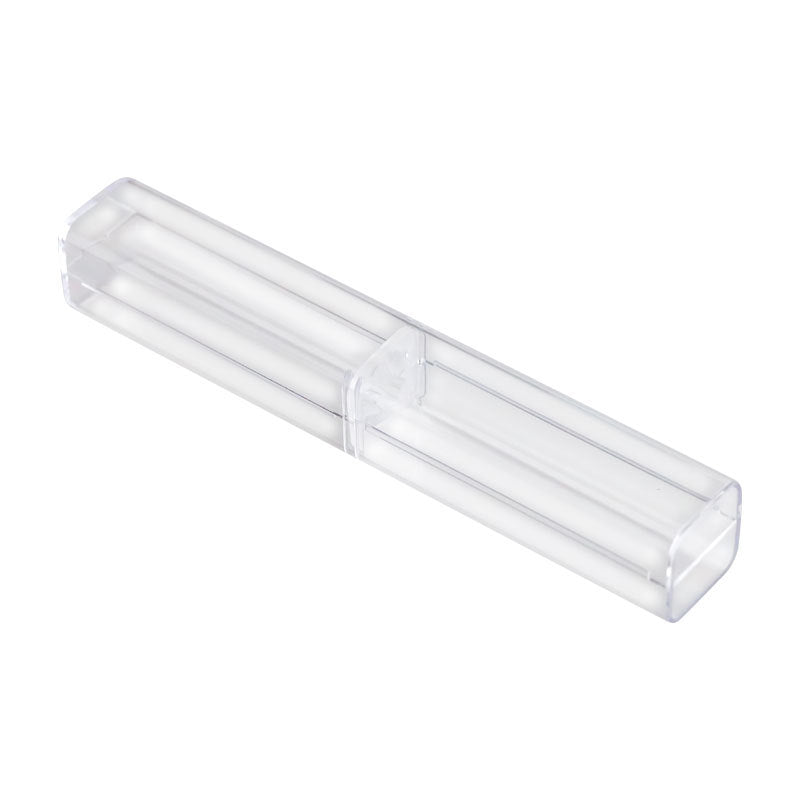 Wholesale fully transparent small square crystal pen box